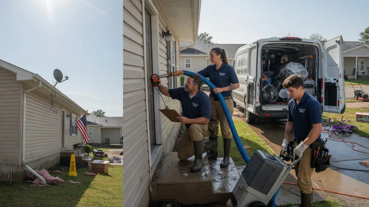 Ceiling Water Damage Restoration in Bausman, PA near me